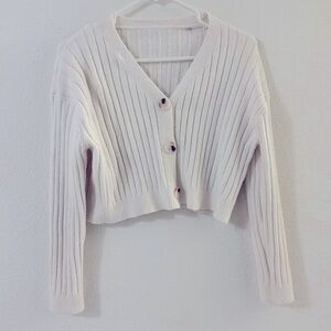 Cream cardigan